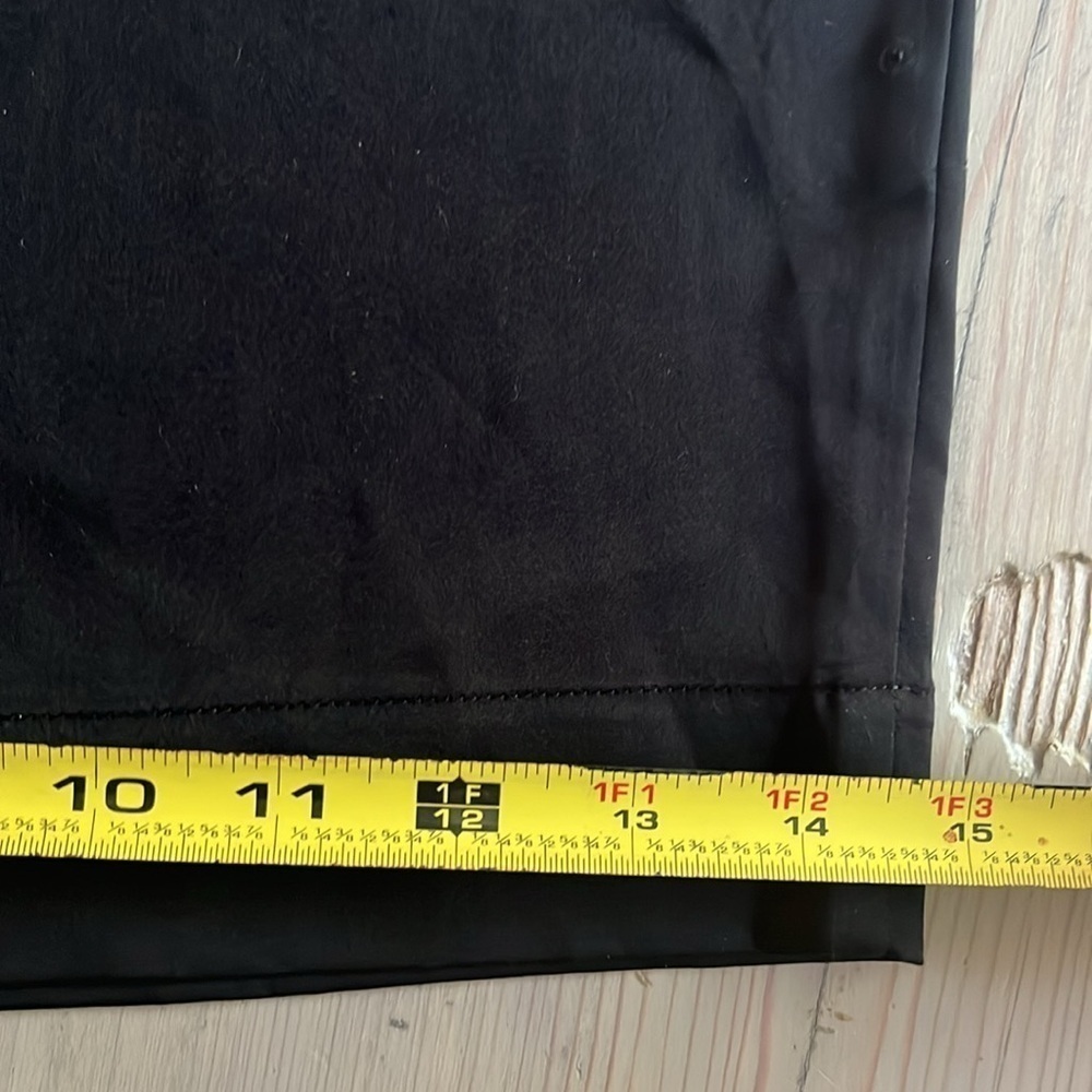 AllSaints CODY High Rise Wide Leg Trouser Pants in Black Size 2 - Picture 8 of 11